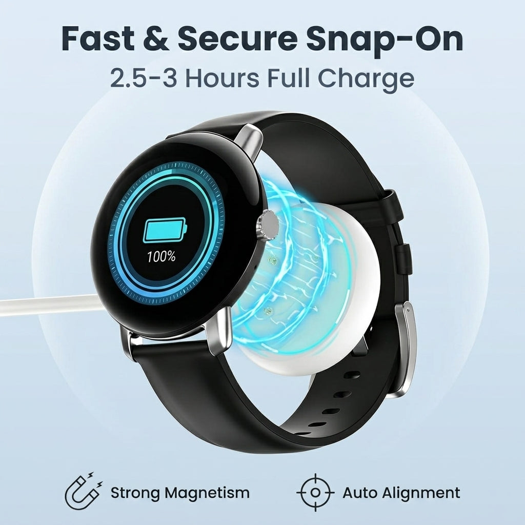 ZORBES® 1M Type C 4-Pin Smartwatch Charger for Google Pixel Watch 3 & 2