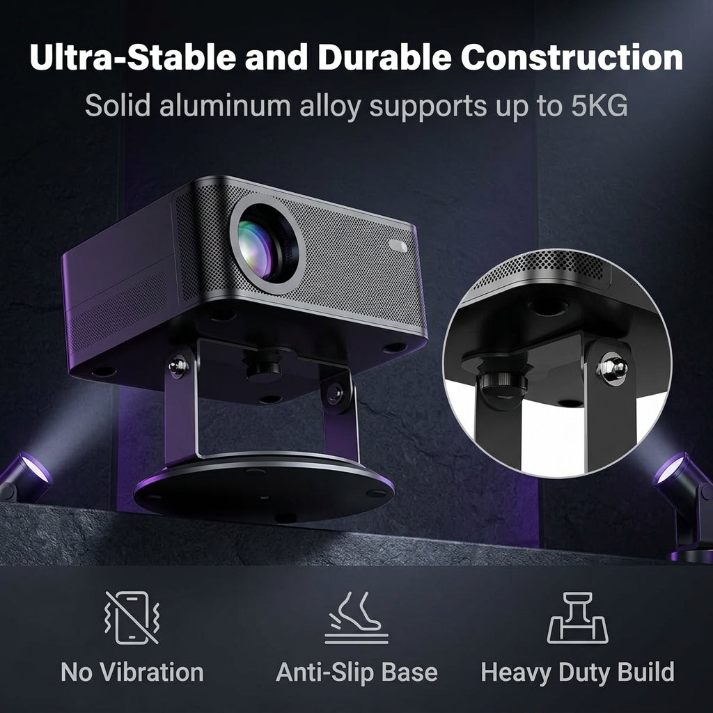 ZORBES® Aluminum Alloy Projector Stand with Universal 1/4" Screw