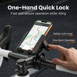 ZORBES® Bike Phone Mount with Vibration Dampening Handlebar Holder