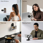 ZORBES® Foldable Magnetic Phone Holder with Suction Cup Mount
