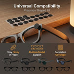 ZORBES® 20Pcs LED Light Blocking Stickers for Ray Ban Meta Glasses
