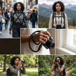 ZORBES® 110cm Camera Shoulder Strap Nylon Braided Sling Rope Black