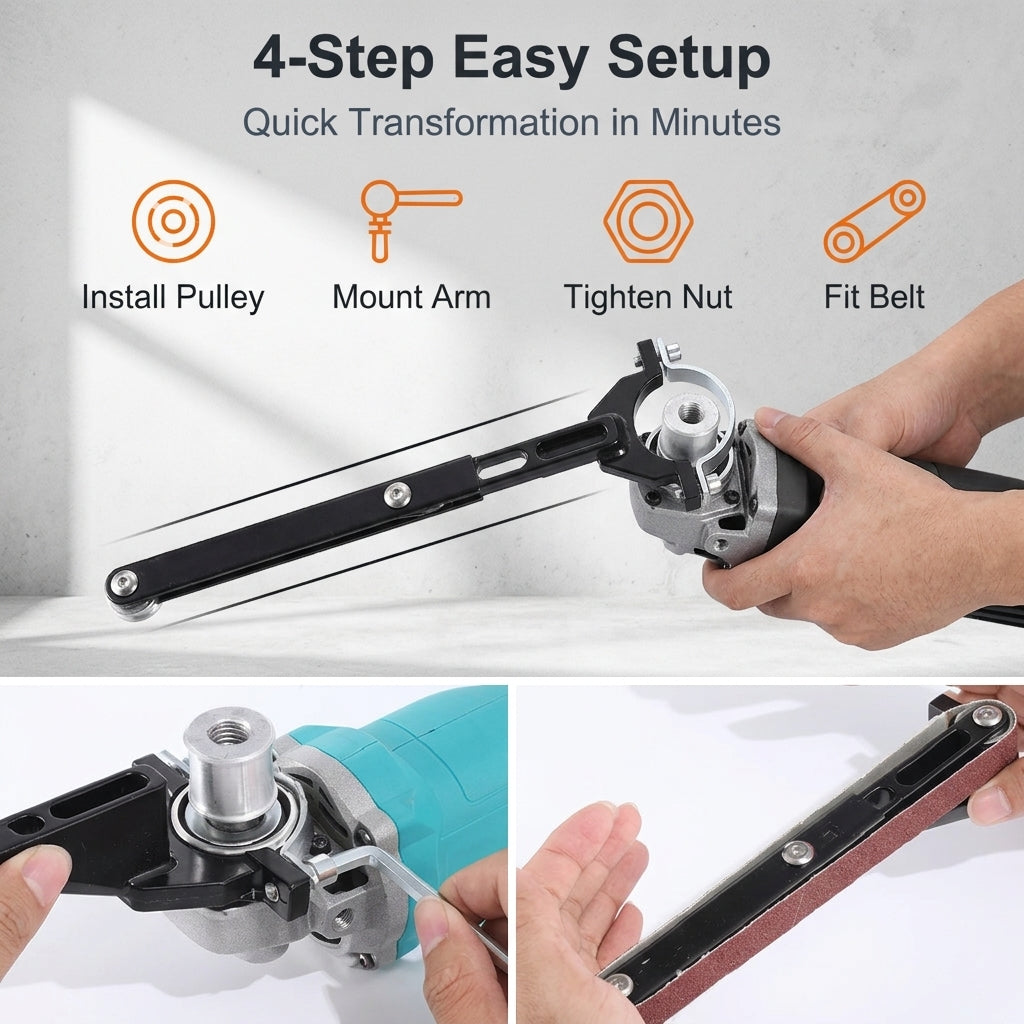 Serplex Belt Sander Attachment for Angle
