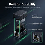 Verilux® RJ45 Ethernet Coupler 10Gbps Female to Female Extender