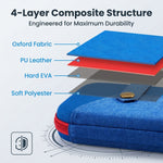 ZORBES® EVA Hard Travel Case for Switch 2 with 10 Game Slots