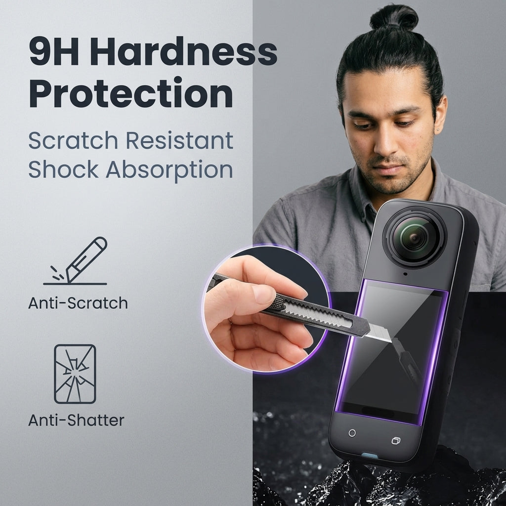 ZORBES 2 Pack Screen Protectors for Insta360