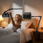 ZORBES® Carbon Steel Adjustable Desk Mount Tablet & Phone Holder