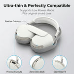 ZORBES® Clear TPU Case Cover Set for AirPods Max 2 / 1 (White)