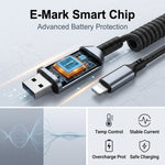 Verilux® 2M 140W USB-C to Magnetic 3 Charging Cable for MacBook
