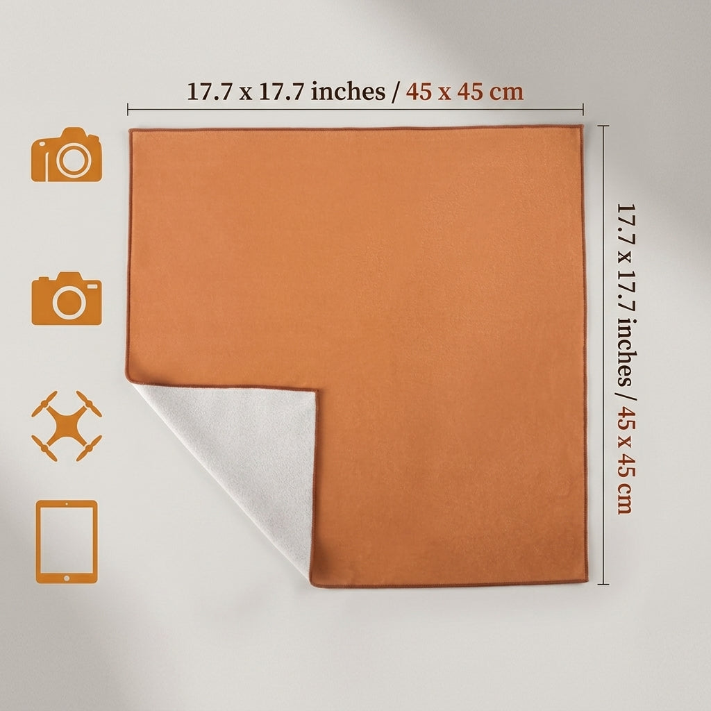 ZORBES® 45x45cm Self Folding Camera Lens Wrap Protective Cloth