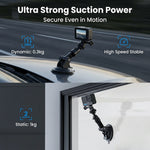 ZORBES® Suction Cup Camera Mount with 360 Ball Head for GoPro