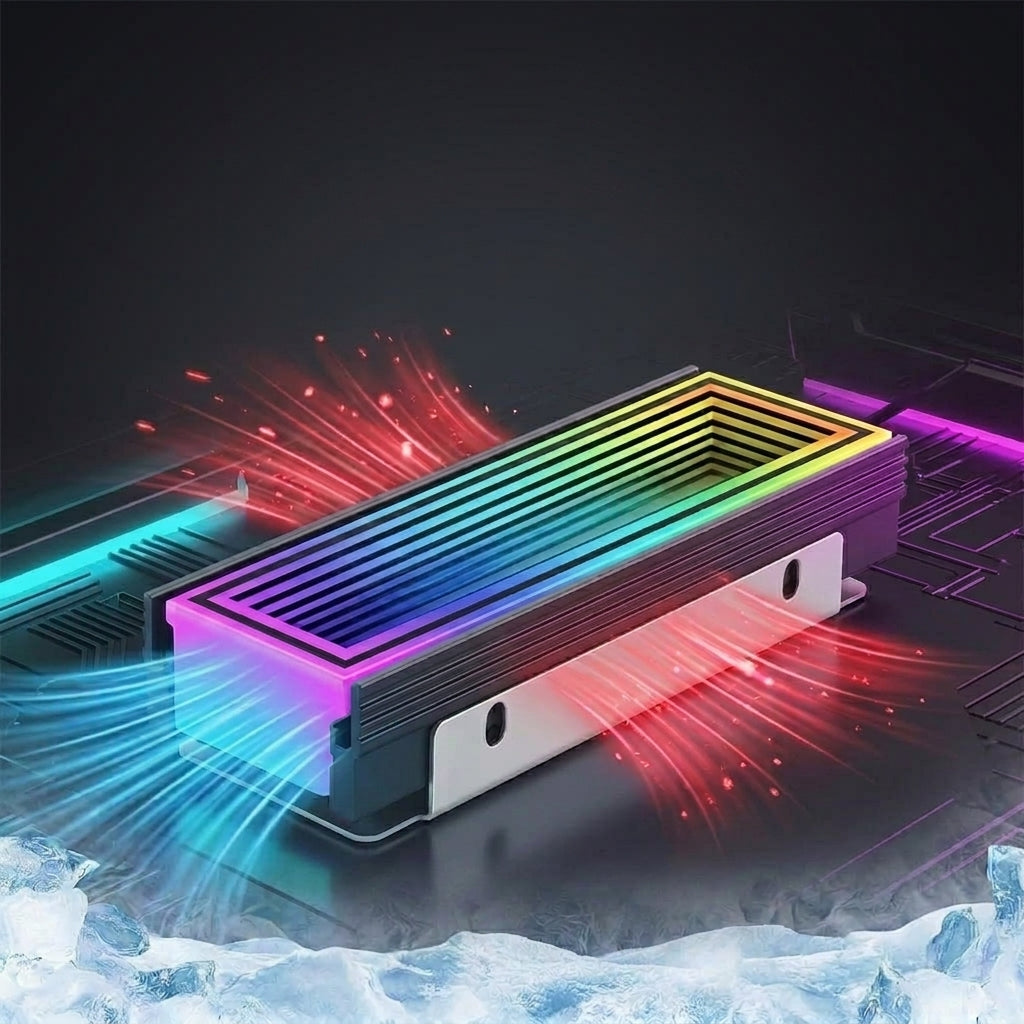ZORBES® M.2 2280 SSD Heatsink ARGB Cooler