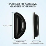 ZORBES® Air Cushion Glasses Nose Pads Anti-Slip Silicone Set
