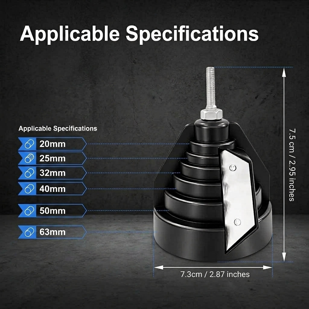 Serplex® Pipe Chamfering & Deburring Tool for PE/PPR/PVC 20-63mm