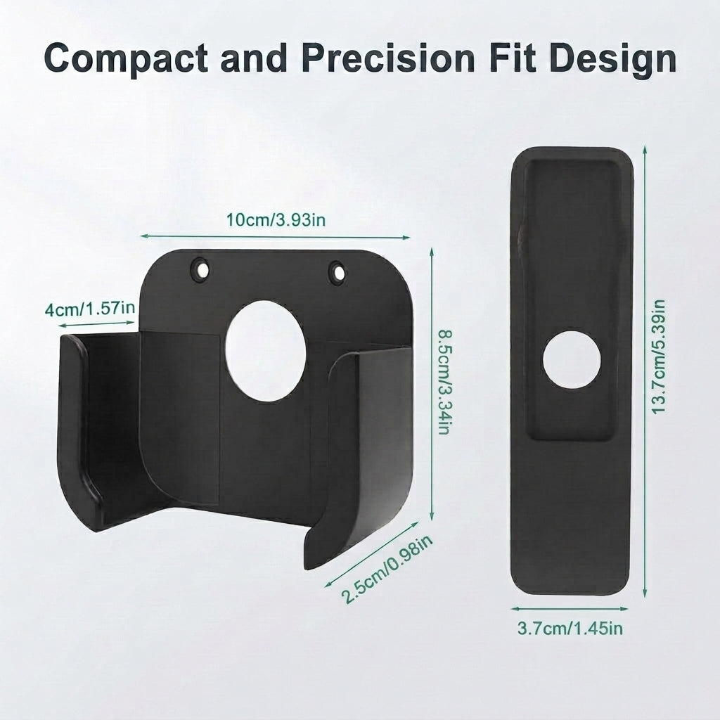ZORBES® Apple TV 4K Wall Mount Holder with Silicone Remote Case