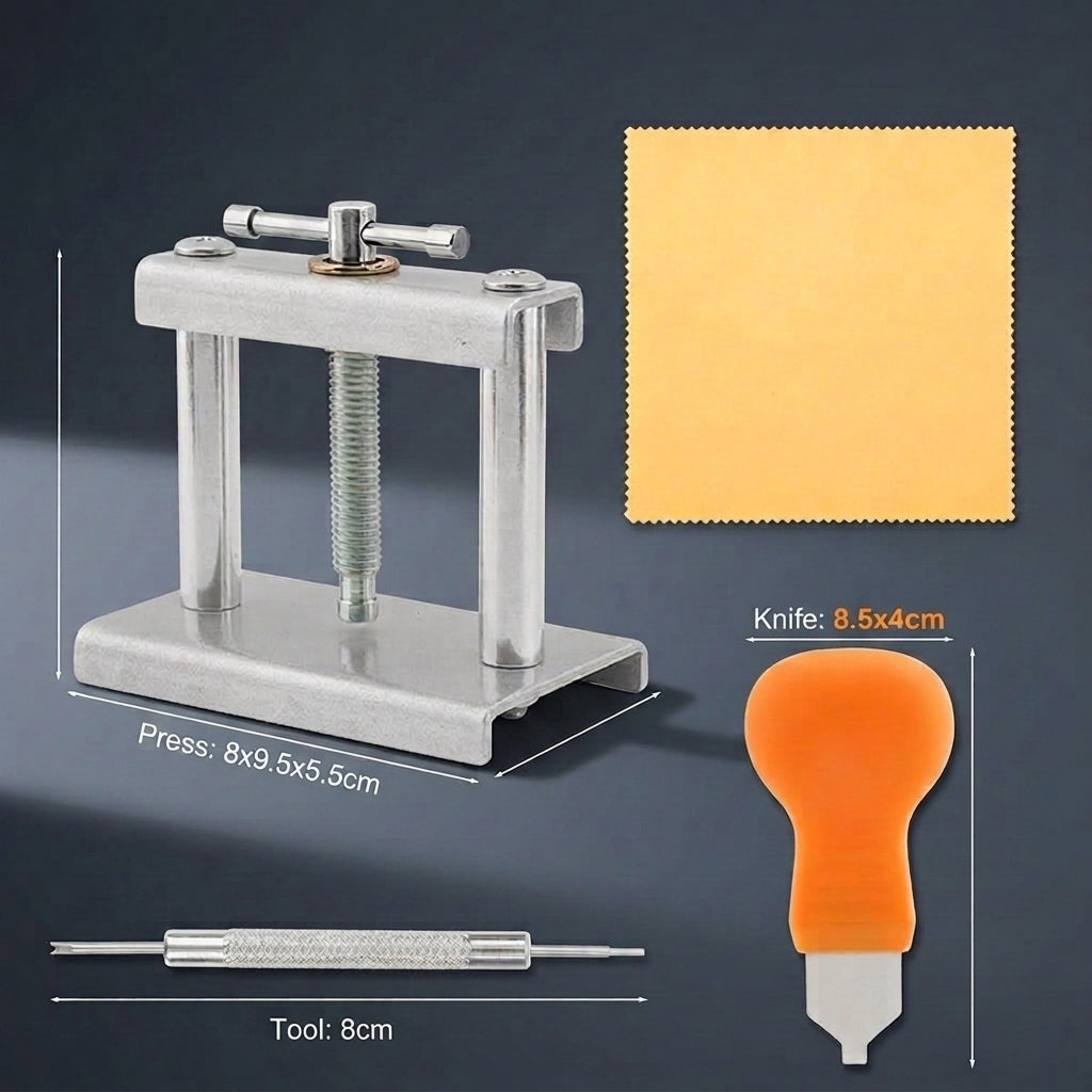 Serplex® Watch Repair Tool Kit with Back Case Pressing Device