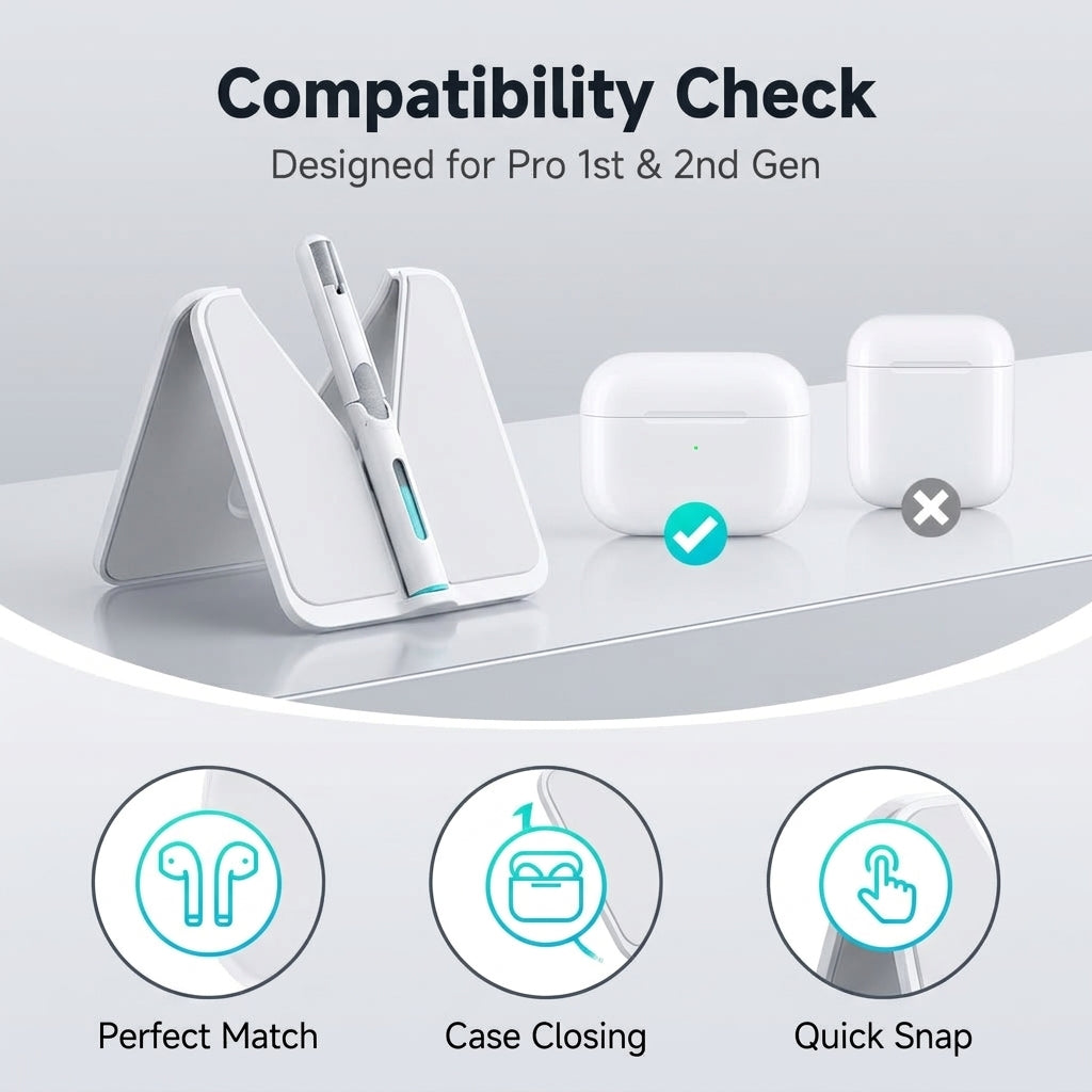 ZORBES® 5 Pairs Silicone Ear Tips for AirPods Pro 3 with Cleaning Pen