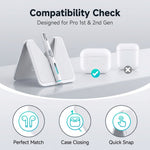 ZORBES® 5 Pairs Silicone Ear Tips for AirPods Pro 3 with Cleaning Pen