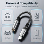 ZORBES® MFi Certified Lightning to 3.5mm Headphone Adapter