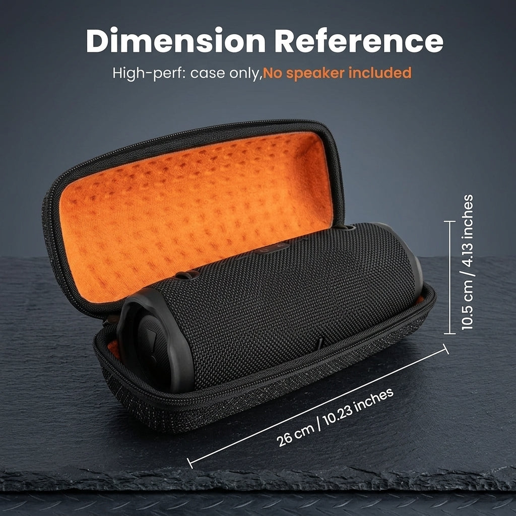 ZORBES® Sound Transmission Carrying Case for JBL Charge 6 Speaker