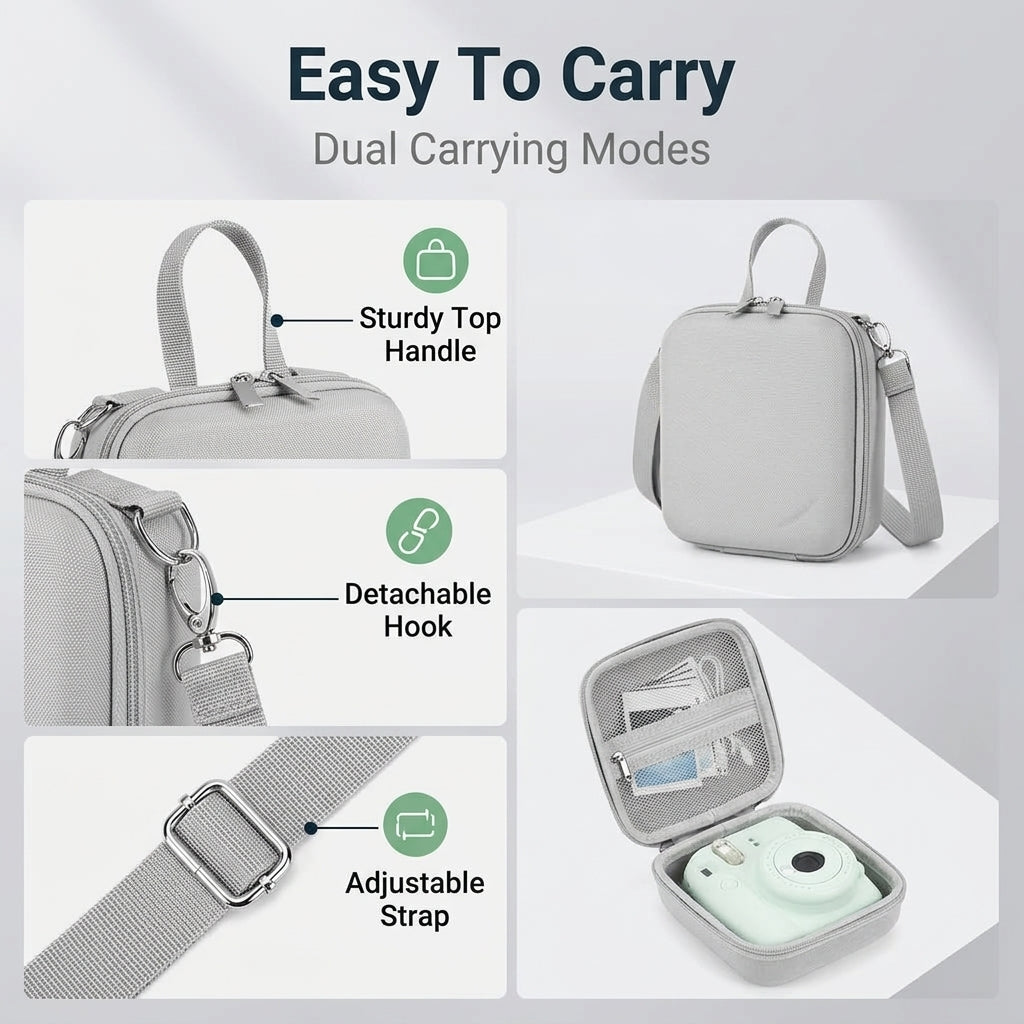 ZORBES® Camera Case Bag Compatible with Fujifilm Instax Mini 12 11
