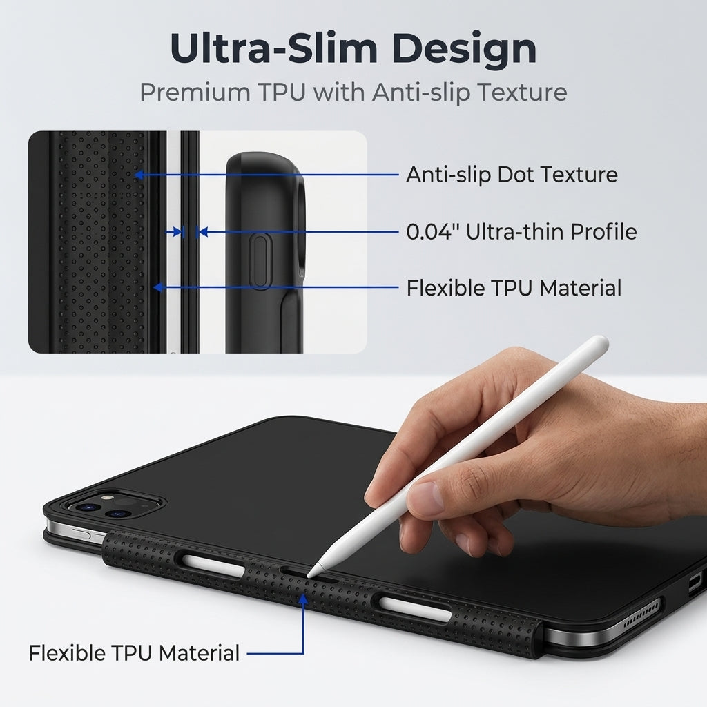 ZORBES® TPU Pencil Case Compatible with Apple Pencil Pro and 2nd Gen