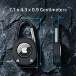 ZORBES® 2 in 1 Carabiner Keychain Case Compatible with Apple AirTag