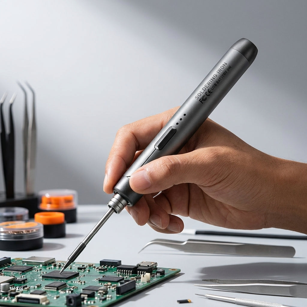 Serplex® Cordless Soldering Iron Pen Kit USB Rechargeable 3 Temp