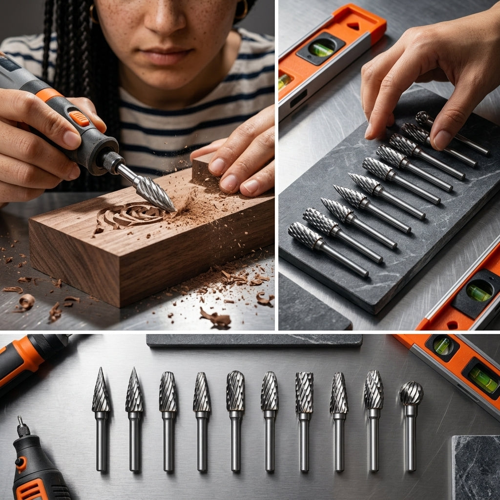 Serplex Tungsten Carbide Rotary Burr Set