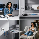 Verilux® PD 240W USB C Extension Cable 20Gbps 8K60Hz 3.3Ft