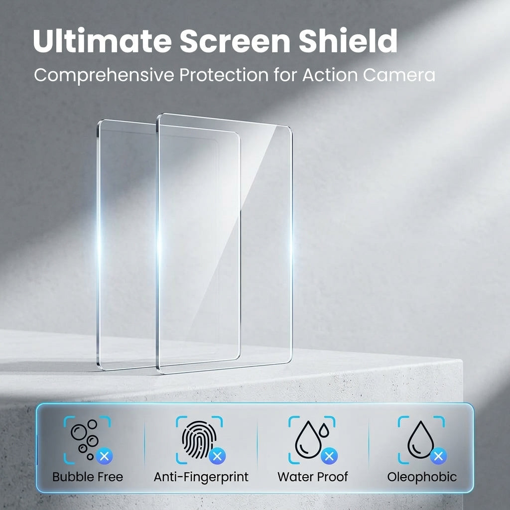 ZORBES® 2 Pack Tempered Glass Screen Protector for DJI Osmo 360