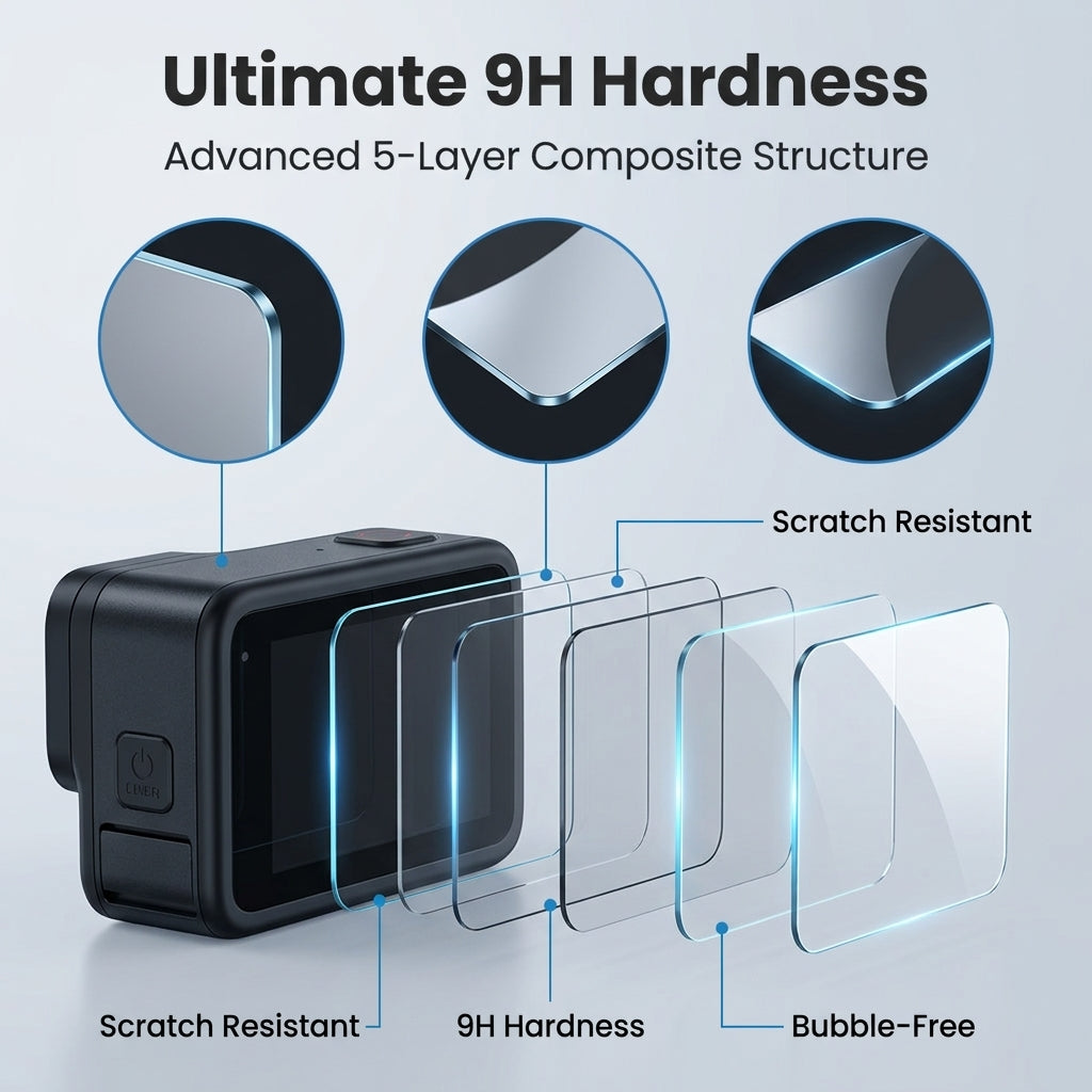 ZORBES® 6 Pack Screen & Lens Protector for Insta360 Ace Pro 2