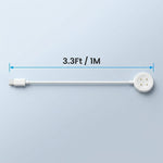 ZORBES® 1M Type C 4-Pin Smartwatch Charger for Google Pixel Watch 3 & 2