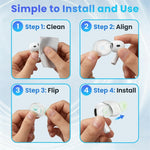ZORBES® 3 Pairs Silicone Anti-Slip Ear Tips Covers for AirPods 4