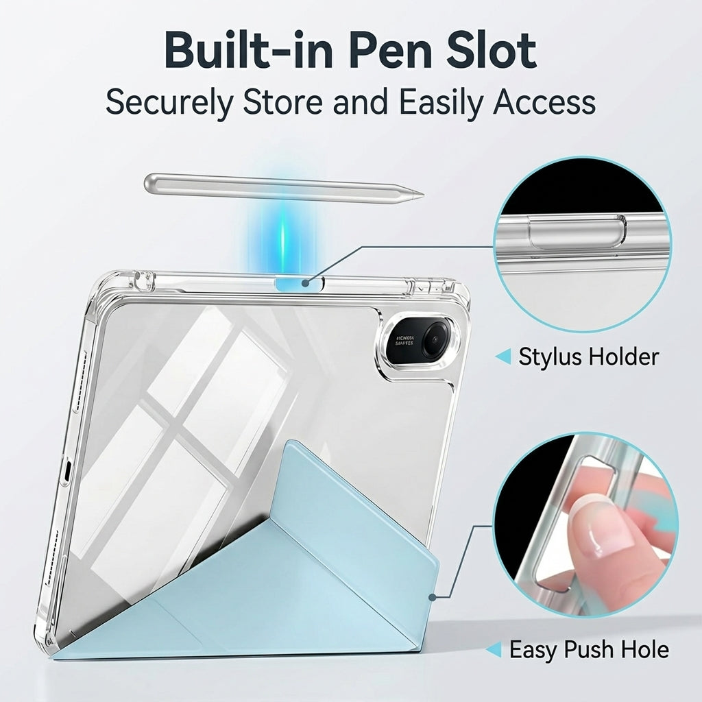 ZORBES® Trifold Case for Xiaomi Redmi Pad 2 11 Inch with Pen Slot