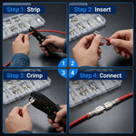 Serplex® 270Pcs Male & Female Spade Terminal Connectors Kit
