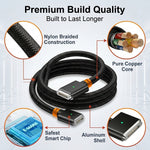 Verilux® 2M 140W USB-C to Magnetic 3 Charging Cable for MacBook