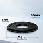 ZORBES® 360° Rotatable Tablet Ring Grip and Foldable Stand