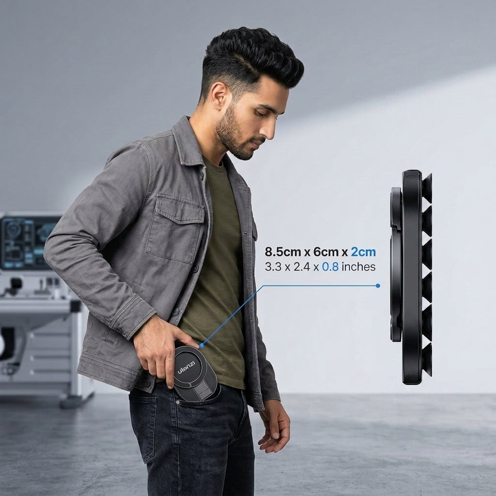 ZORBES® Foldable Magnetic Phone Holder with Suction Cup Mount