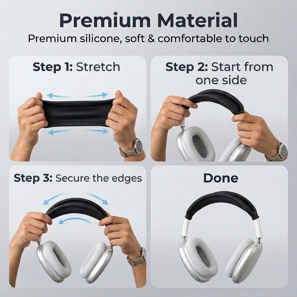ZORBES® Clear Case Cover Compatible with AirPods Max 2 and 1