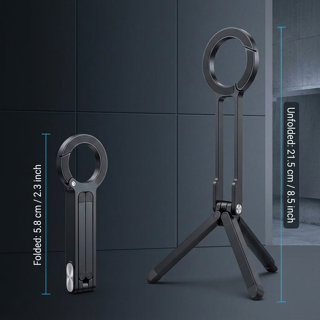 ZORBES® Magnetic Phone Tripod Stand Aluminium Mini Pocket Mount