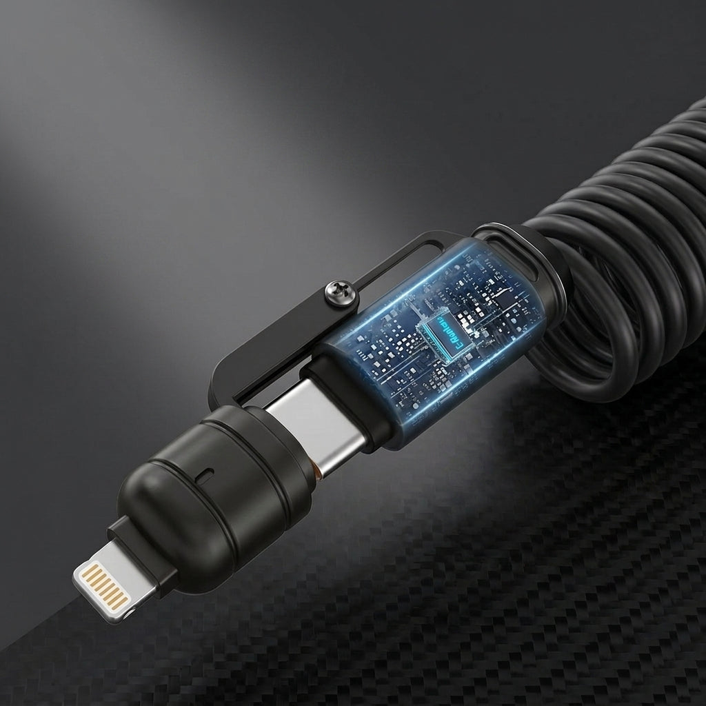 Verilux® 4-in-1 USB to Type C Fast Charging Cable