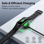 ZORBES® Charger Cable for Fitbit Charge 6, Charge 5 & Luxe Trackers