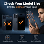 ZORBES® Case for iPhone 17 Pro Max with Stand and Magnetic Charge