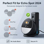 ZORBES® Outlet Wall Mount Holder for Echo Spot Smart Alarm Clock