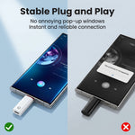 Verilux® 2Pcs Type C to 3.5mm Adapter HiFi DAC Audio Connector