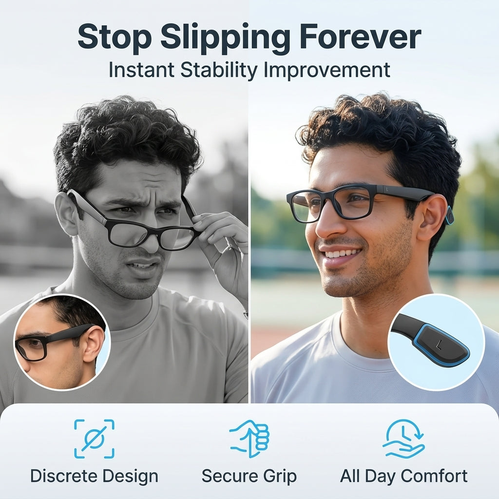 ZORBES® Silicone Eyeglass Ear Grip for Ray Ban Meta Smart Glasses