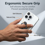 ZORBES® Magnetic Phone Holder Ring Grip 360 Rotating Kickstand