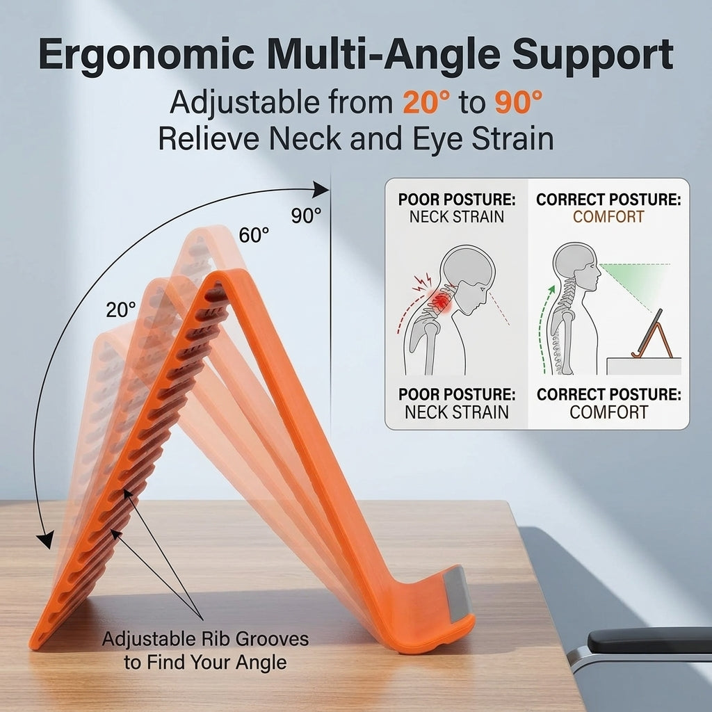 ZORBES® Multi Functional Foldable Phone Tablet Stand Hanging Riser