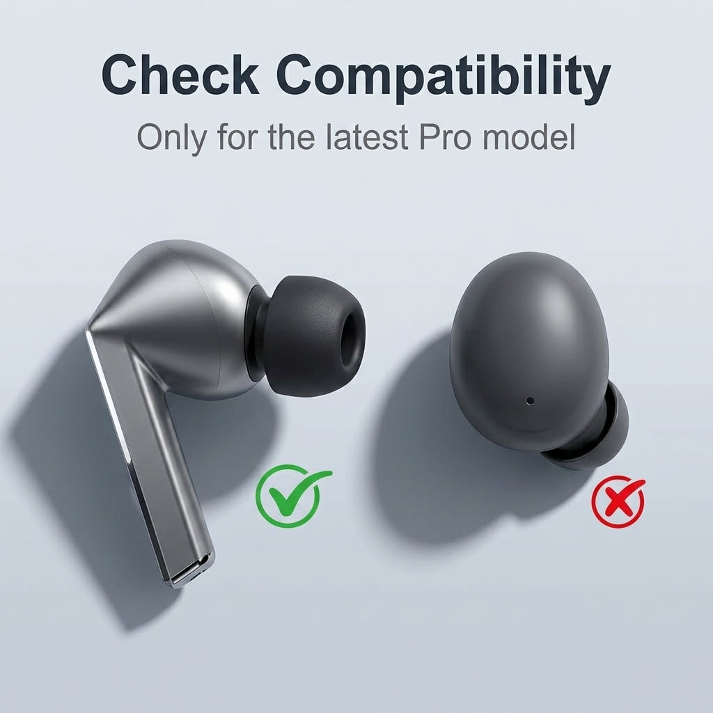 ZORBES® 3-Size Silicone Ear Tips Replacements for Galaxy Buds 3 Pro